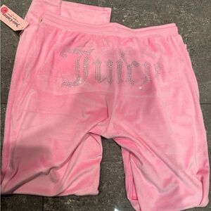 Juicy Couture Pink Velour Lounge Pants